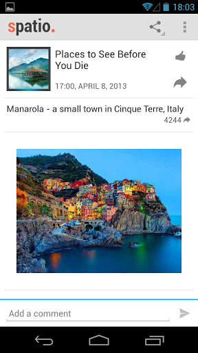 Spatio for Facebook screenshot 4