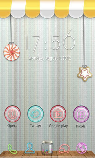 Candy Store GO Getjar Theme screenshot 1
