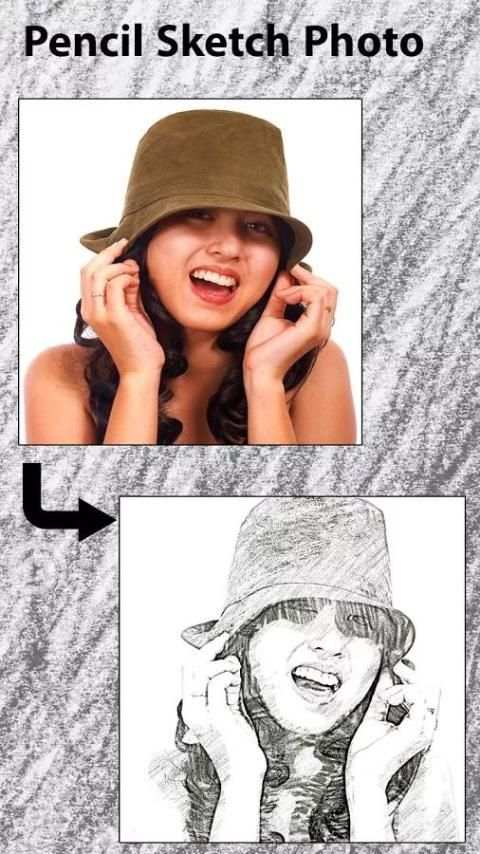 Pencil Sketch Photo 3 تصوير الشاشة