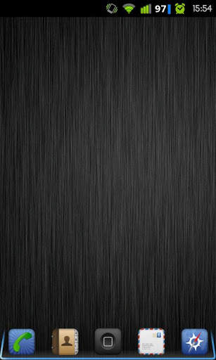iPhone DarkSteel Lite Go Theme screenshot 1