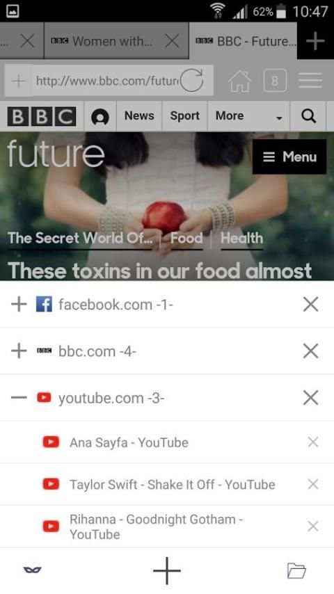 Aon Browser, Adblock Mini screenshot 10