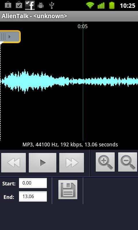 Make a Ringtone MP3 PRO स्क्रीनशॉट 2