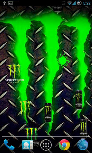 Monster Energy Falling LWP screenshot 2