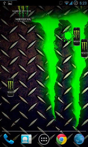 Monster Energy Falling LWP screenshot 3