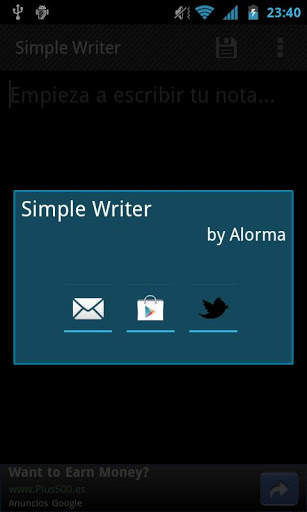 Simple Writer 3 تصوير الشاشة