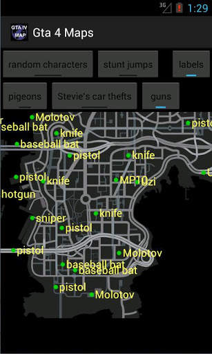 Objects map for gta 4 screenshot 1