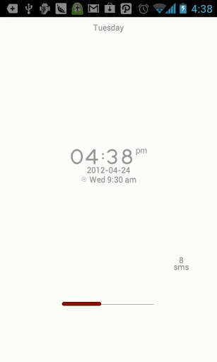 Zwhite GO Locker Theme скриншот 2