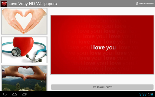 Love Vday HD Wallpapers screenshot 1