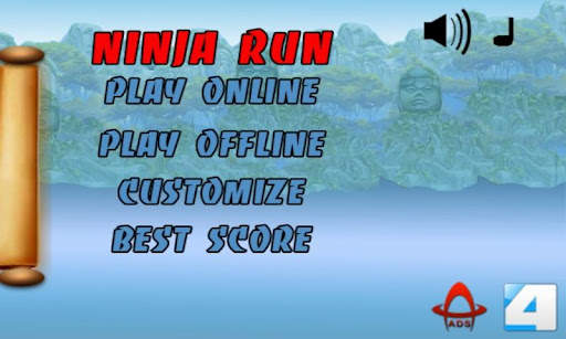 Ninja Run Online screenshot 1