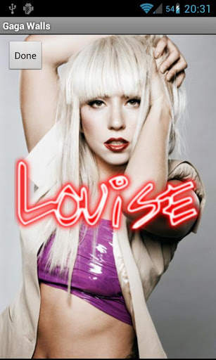 Lady Gaga Wallpaper Maker screenshot 2