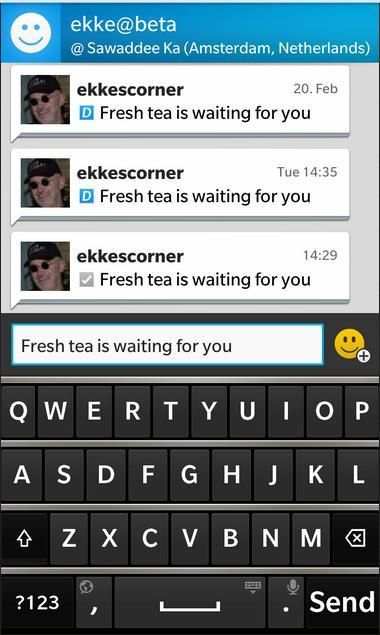 Transparent Theme BBM screenshot 4