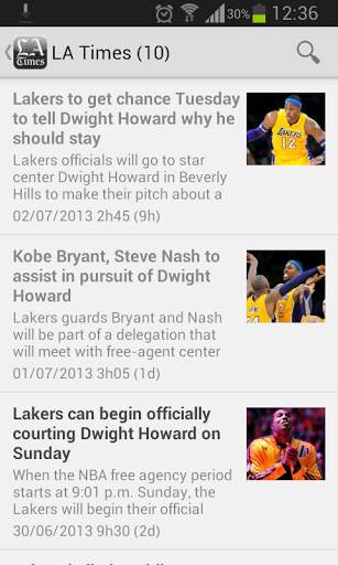 LA Lakers News screenshot 2