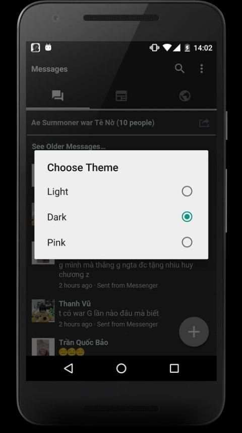 Fast Messenger for Facebook screenshot 1