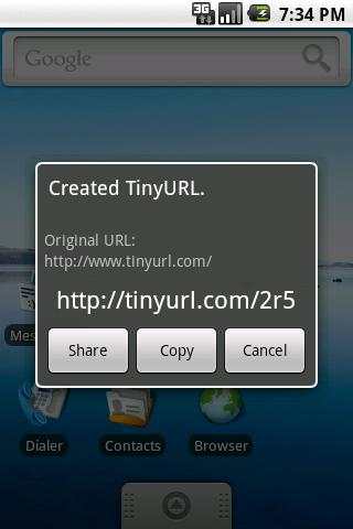 Link Shortener (TinyURL) screenshot 2