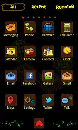single Theme GO Launcher EX 3 تصوير الشاشة