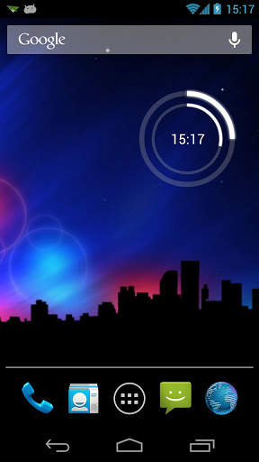 Circle Clock Widget screenshot 1