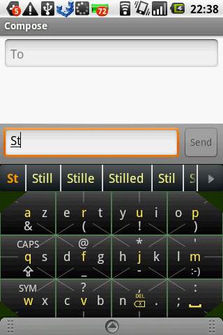 Slide Keyboard screenshot 2