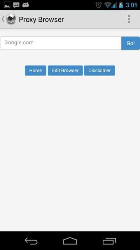 Proxy Browser For Android screenshot 3
