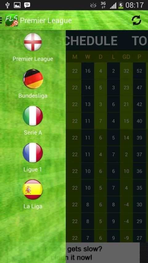 Football Live Scores 5 تصوير الشاشة