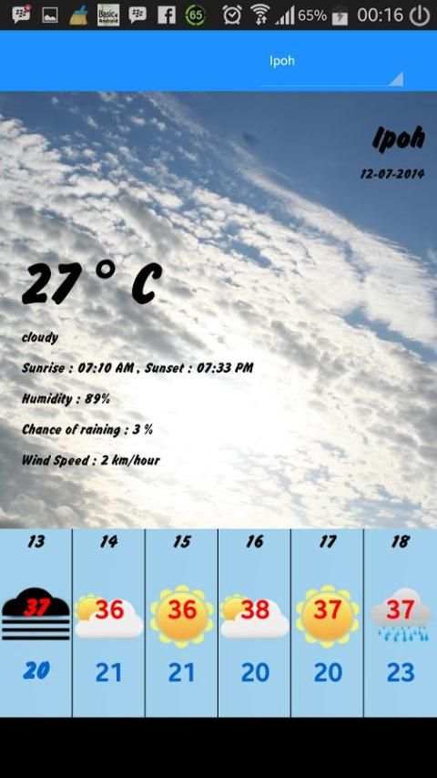 Ramalan Cuaca Malaysia screenshot 2