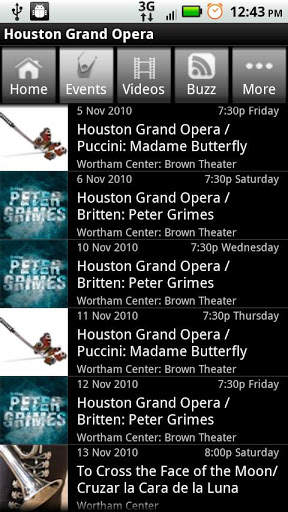 Houston Grand Opera screenshot 2