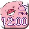 Piggy Weather & Clock Widget on 9Apps