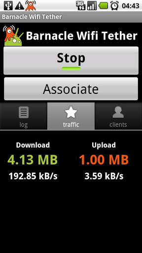 Barnacle Wifi Tether screenshot 1