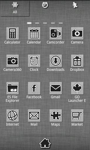 GO Launcher EX Light Theme screenshot 3