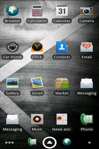 Droid X ADW Theme screenshot 2