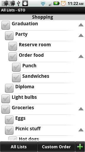 Google Tasks Organizer Lite screenshot 1