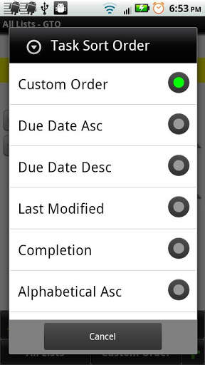 Google Tasks Organizer Lite screenshot 4
