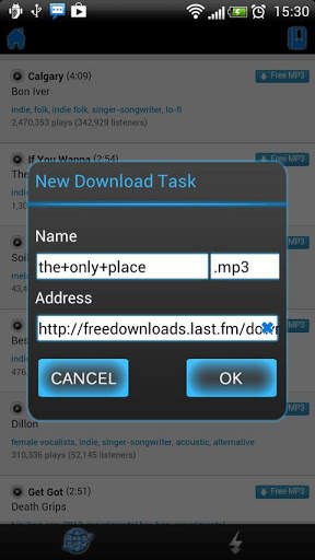 e music downloader screenshot 1