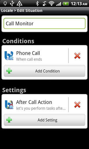 After Call Tasker Plug-in screenshot 1