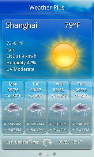 Weather Plus скриншот 1