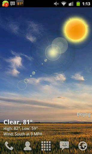 GO Weather Animate Wallpaper screenshot 1