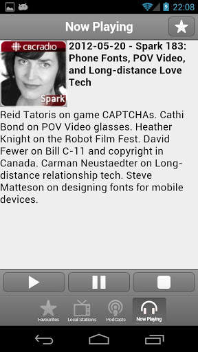 CBC Radio Player screenshot 4