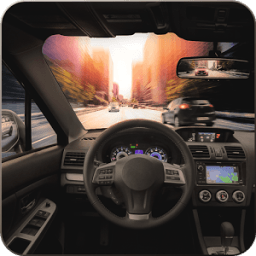 ikon SUV Traffic Driving