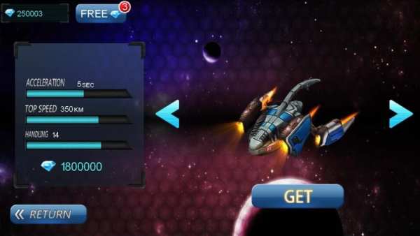 Space Racing 3D स्क्रीनशॉट 5