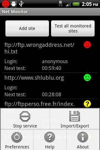 Net Monitor Free screenshot 1