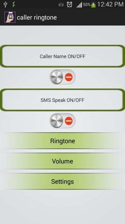 Caller Name Ringtone 1 تصوير الشاشة