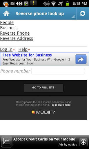 Reverse Phone Lookup screenshot 2
