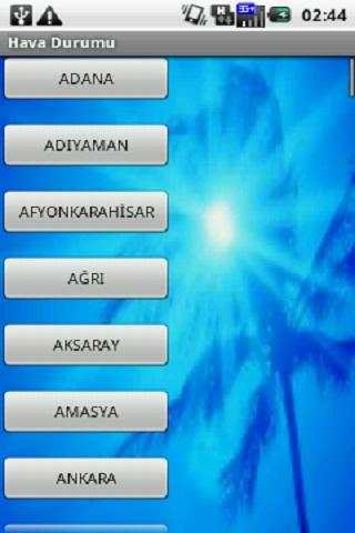 Hava Durumu screenshot 1