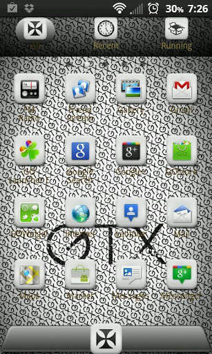 GTX Go Launcher Ex Theme screenshot 3