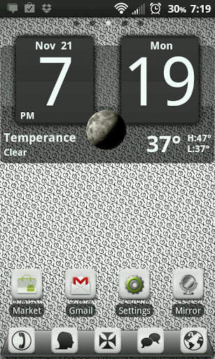 GTX Go Launcher Ex Theme screenshot 1