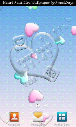 Heart Beat Live Wallpaper L 4 تصوير الشاشة