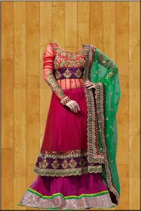 Lehanga Choli Suit Photo Maker screenshot 3