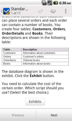 VCE Mobile Lite screenshot 1