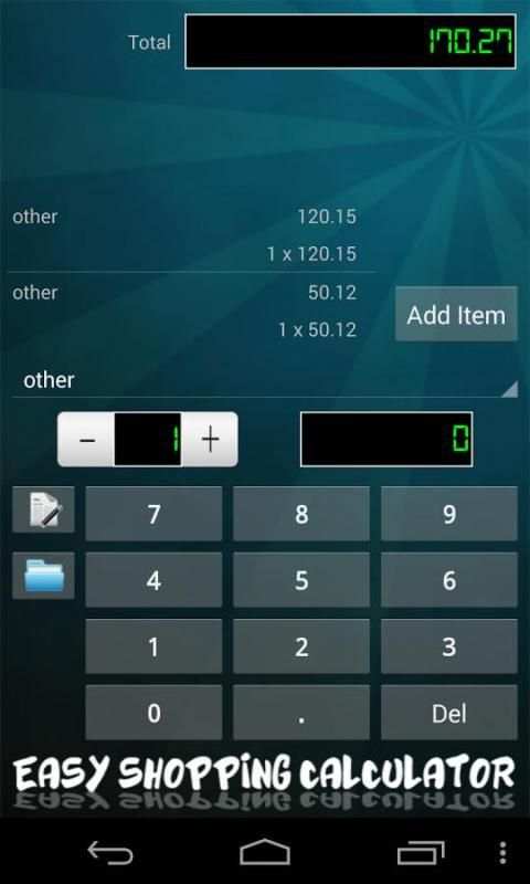 Easy Shopping Calculator скриншот 10