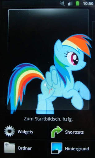Rainbow Dash Live Wallpaper скриншот 2
