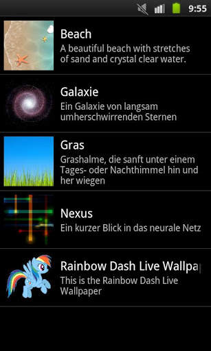 Rainbow Dash Live Wallpaper скриншот 4